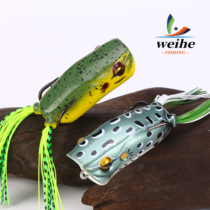 Fishing Lure Soft Plastic - WEIHE 1PC 16g6cm Large-Mouth Frog Lure