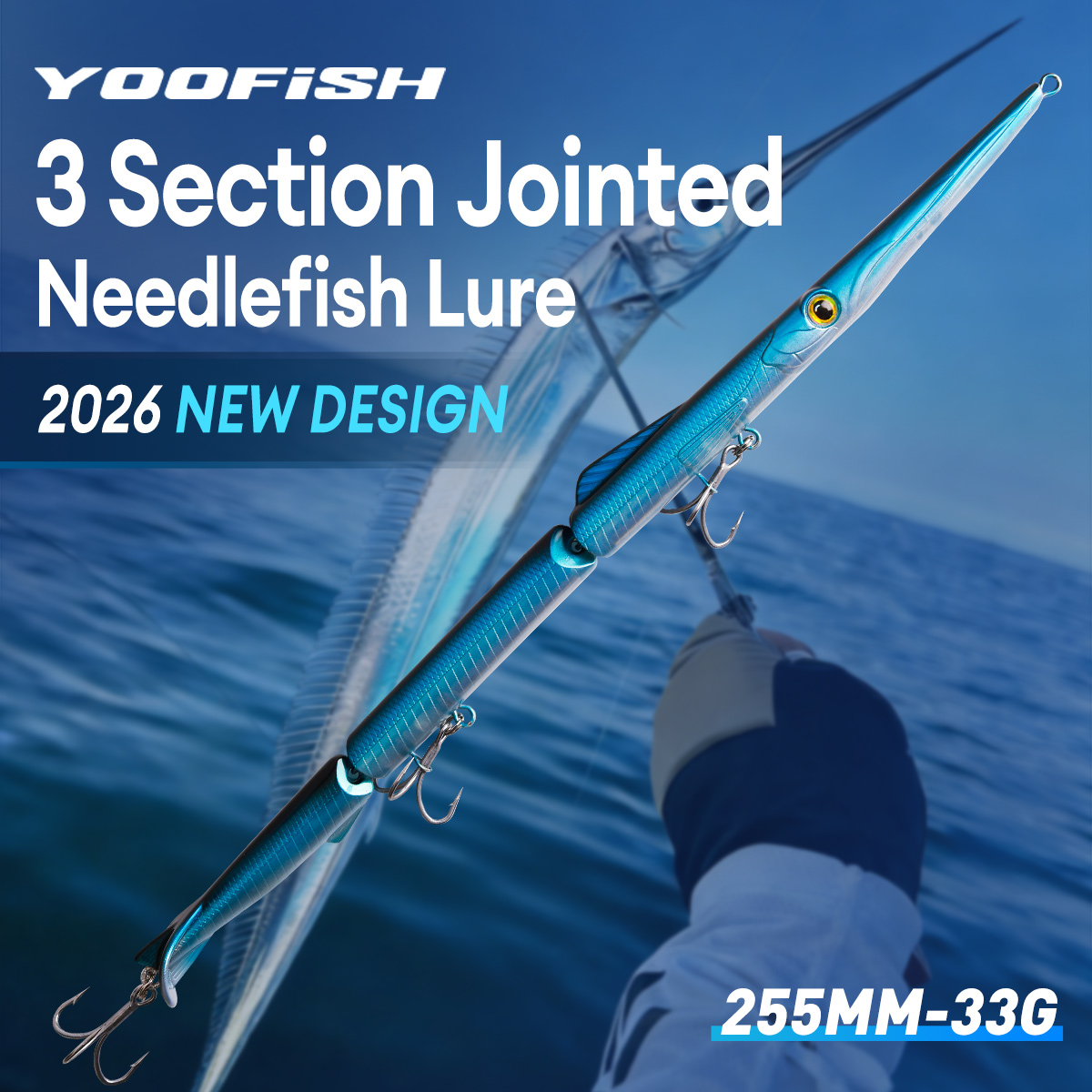 Fishing Lure Swimbait - YOOFISH Jointed Pencil Bait 3 Section