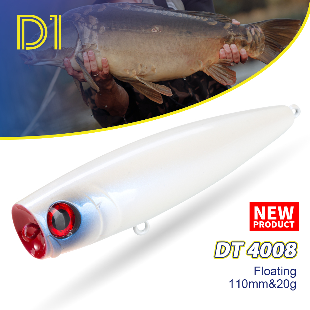 Fishing Lure Popper - D1 Topwater Popper Fishing Lure 110mm