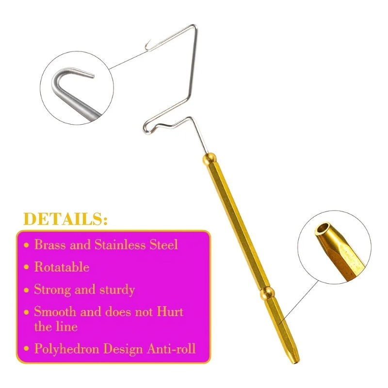 Fishing Lure Making Kit - Stainless Steel Fly Tying Tool Whip