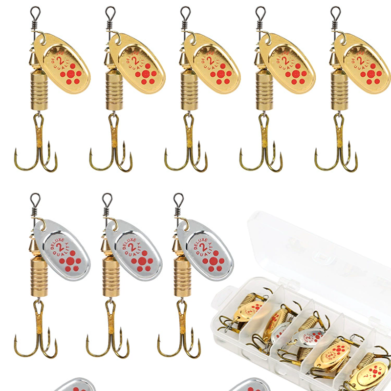 Fishing Lure Swimbait - 1PCS Metal Plating Spinner Bait 6.7cm/7g