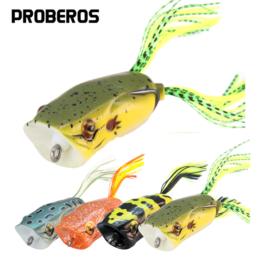Fishing Lure Soft Plastic - Big Mouth Topwater Frog Lures Durable