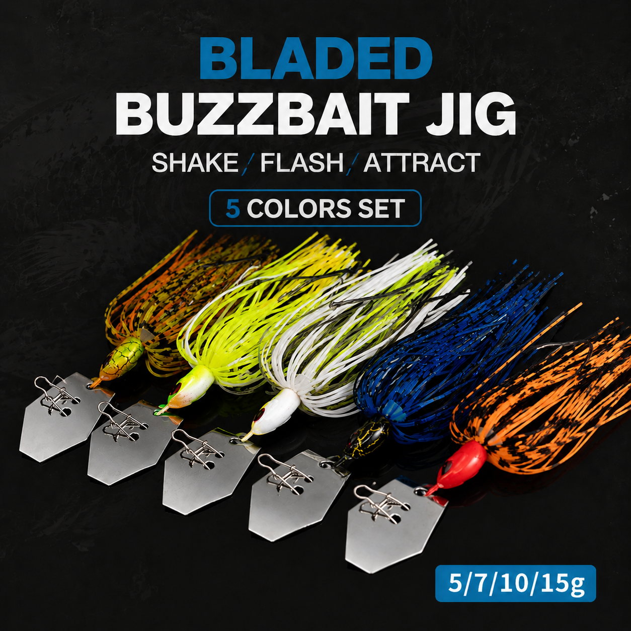 Spinnerbait Lure Set Silicone  - Fishing Lure Blade Bait recensie en prijs