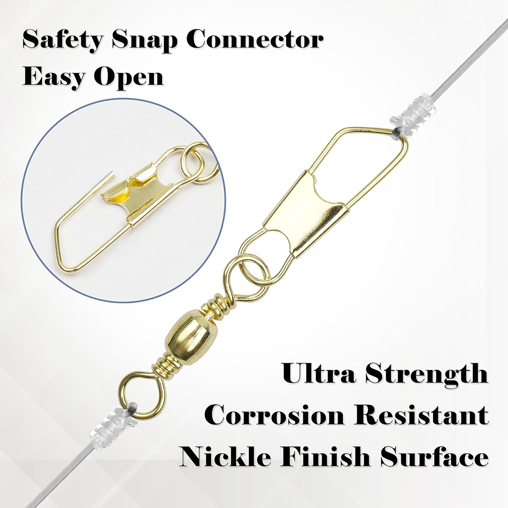 50Pcs Gold Fishing Barrel Swiv - Fishing Lure Accessories recensie en prijs