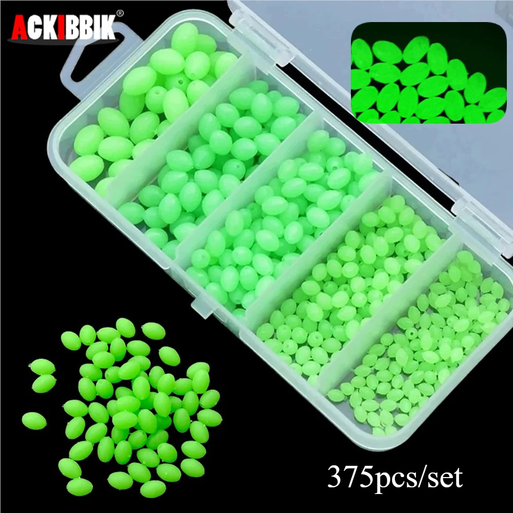 Ackibbik 375pcs/box Luminous F - Fishing Lure Soft Plastic recensie en prijs