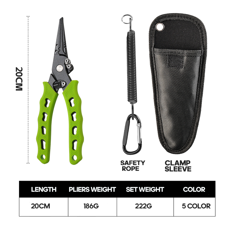 TAIYU 5-color stainless steel  - Fishing Lure Accessories recensie en prijs