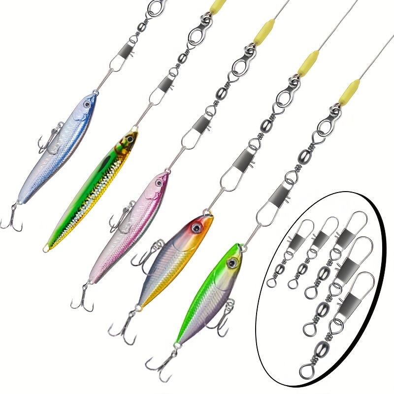 50Pc/box Stainless Steel Swive - Fishing Lure Box recensie en prijs