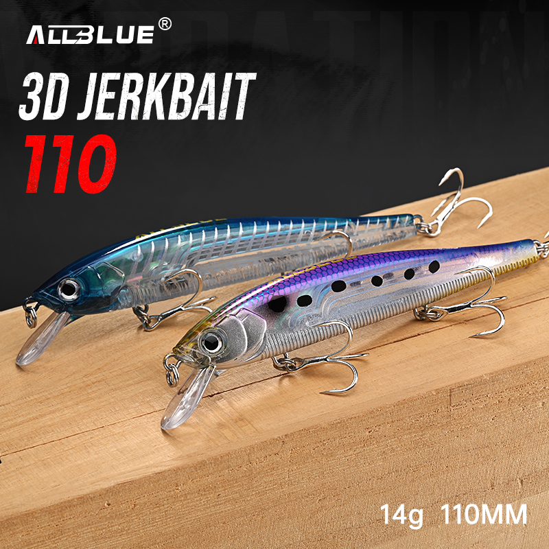ALLBLUE 3D Jerkbait Wobbler Fi - Fishing Lure Jerkbait recensie en prijs