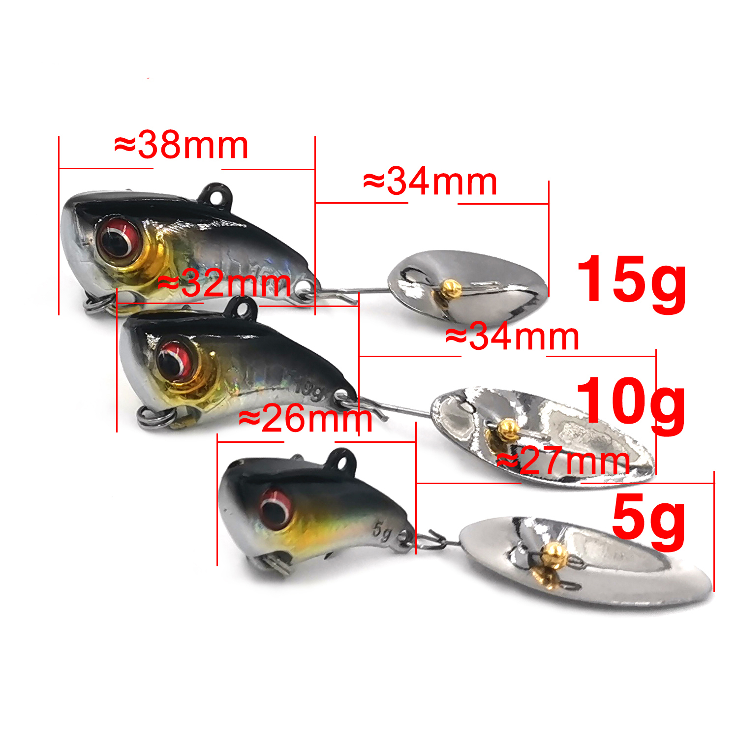Thetime MCE27 5g Mini Metal VI - Fishing Lure Crankbait recensie en prijs