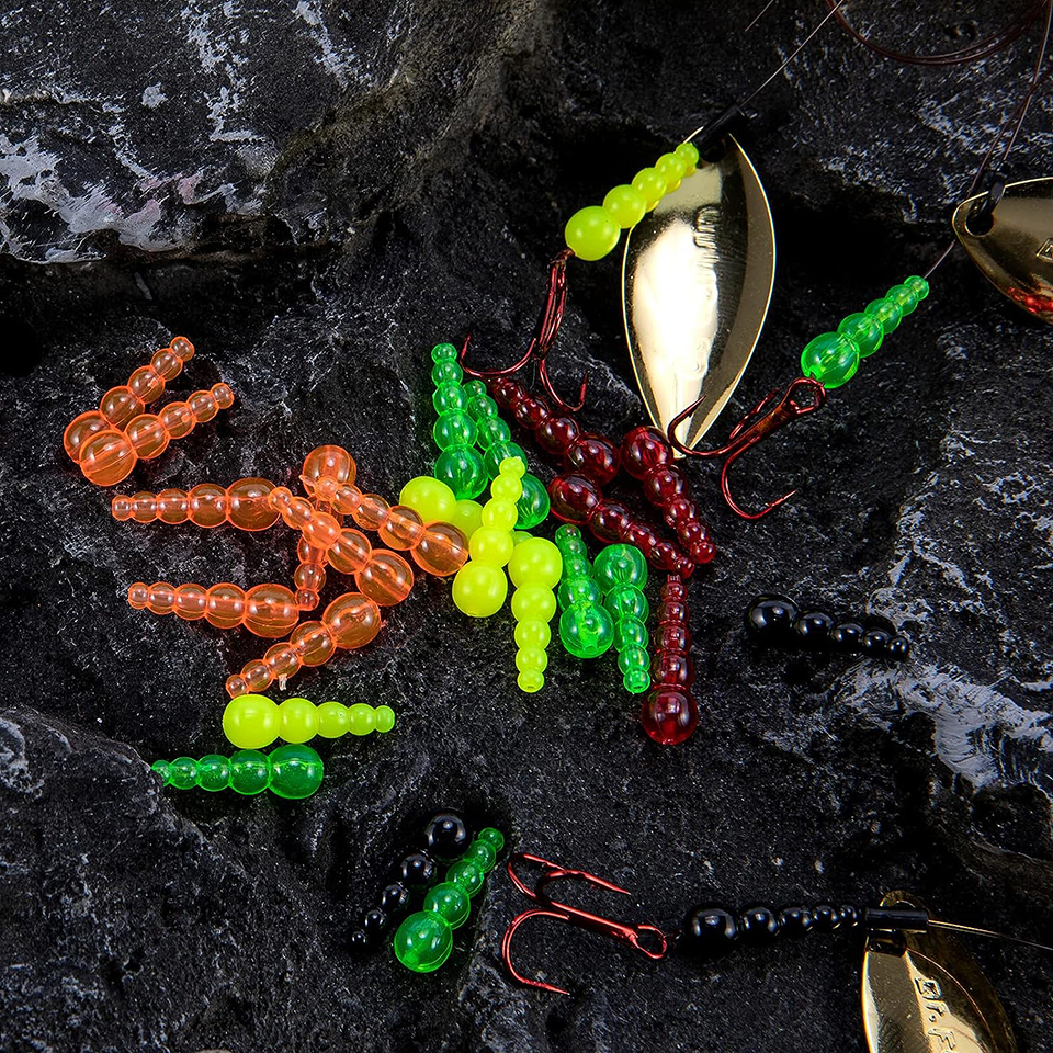 50PCS Stacked Fishing Beads Tr - Fishing Lure Spinner recensie en prijs