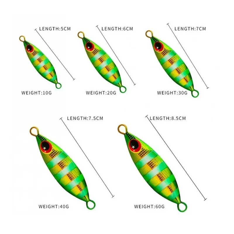 Inchiku Metal Jig Spoon Lure 6 - Fishing Lure Buzzbait recensie en prijs