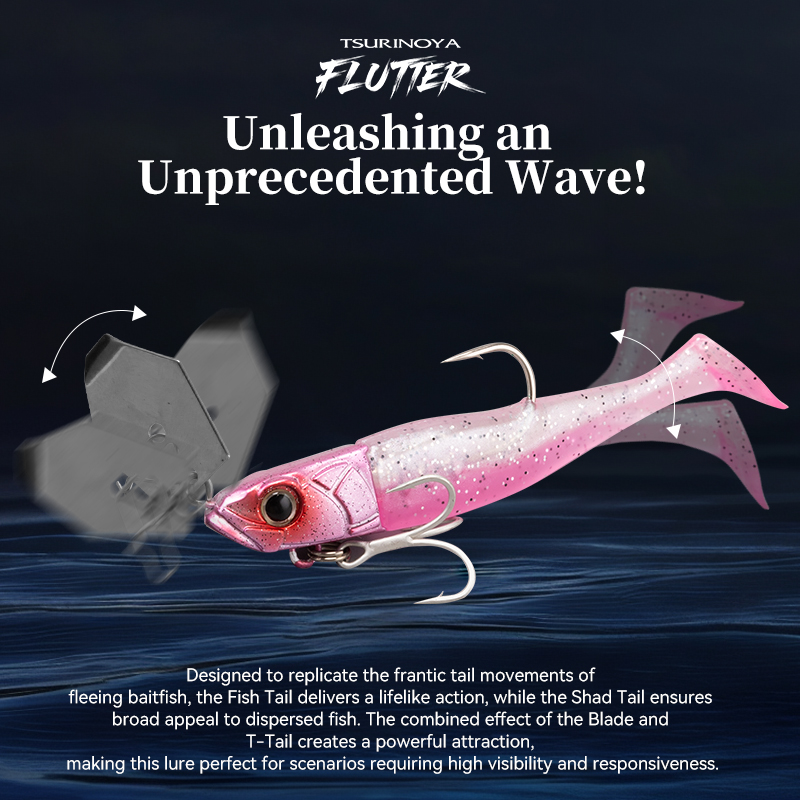 TSURINOYA FLUTTER 110mm 32g Lo - Fishing Lure Blade Bait recensie en prijs