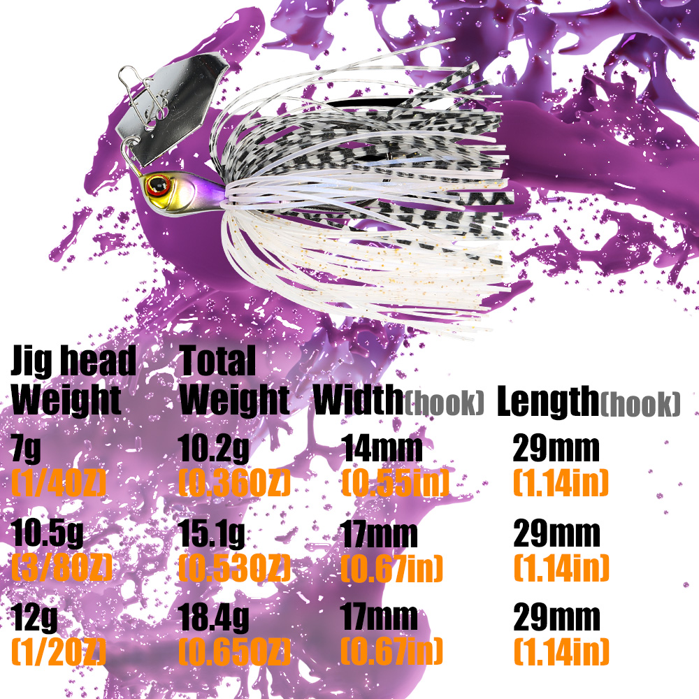 B&U Fishing Lure Chatter Bait  - Fishing Lure Blade Bait recensie en prijs
