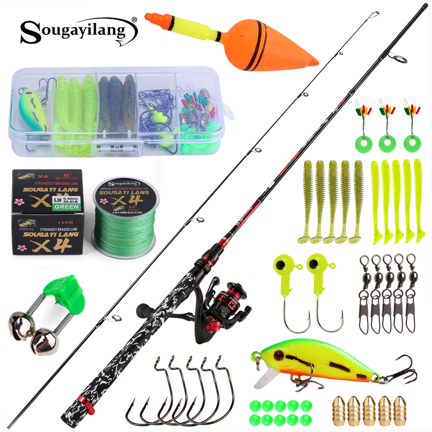 Sougayilang Spinning Fishing R - Fishing Lure Topwater recensie en prijs