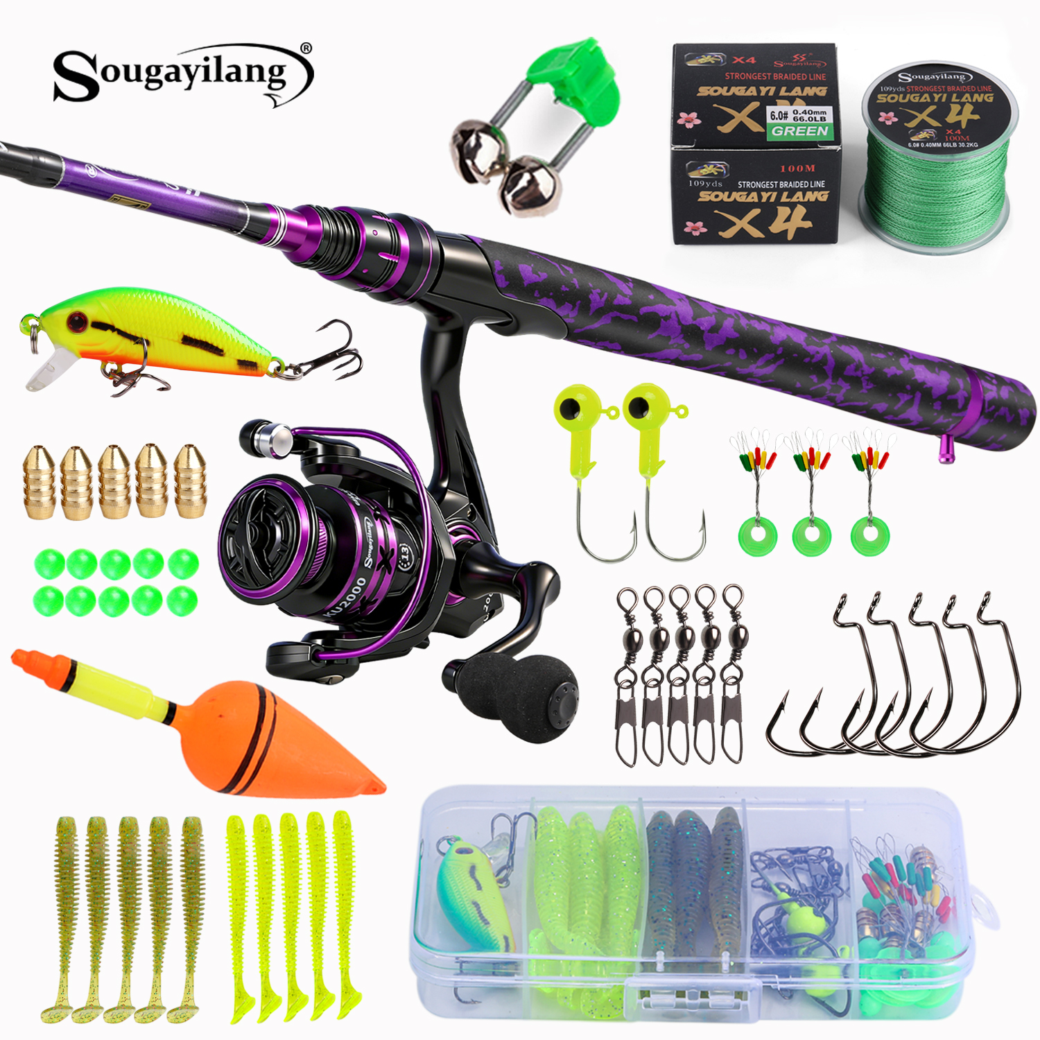 Sougayilang Spinning Fishing R - Fishing Lure Topwater recensie en prijs