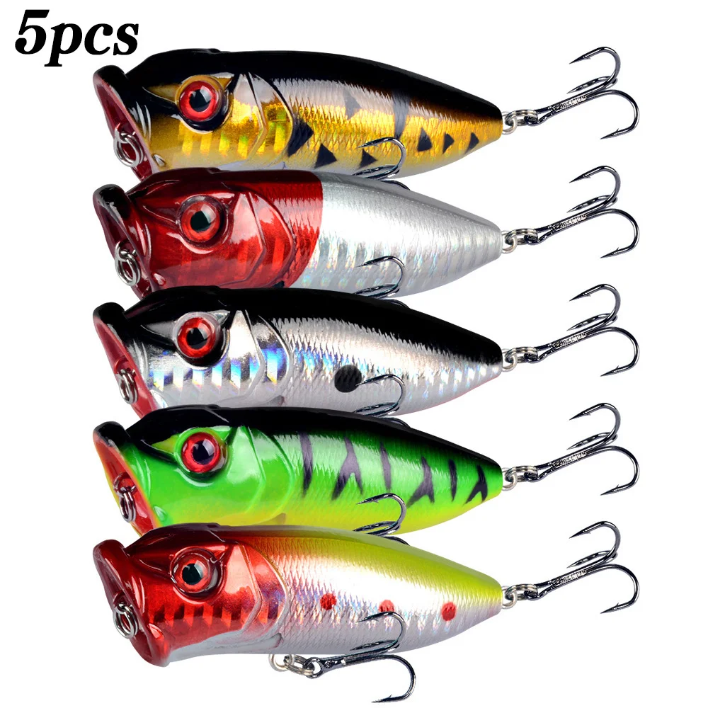 5Pcs Popper Fishing Lures 3d E - Fishing Lure Popper recensie en prijs