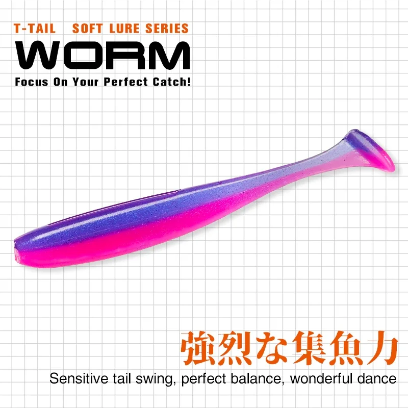 TSURINOYA NEW SIZE 100mm 120mm - Fishing Lure Soft Plastic recensie en prijs
