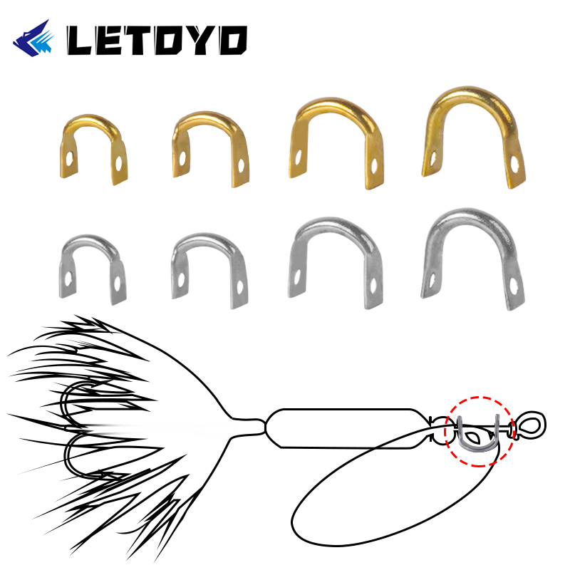 LETOYO 100pcs Folded Clevises  - Fishing Lure Making Kit recensie en prijs