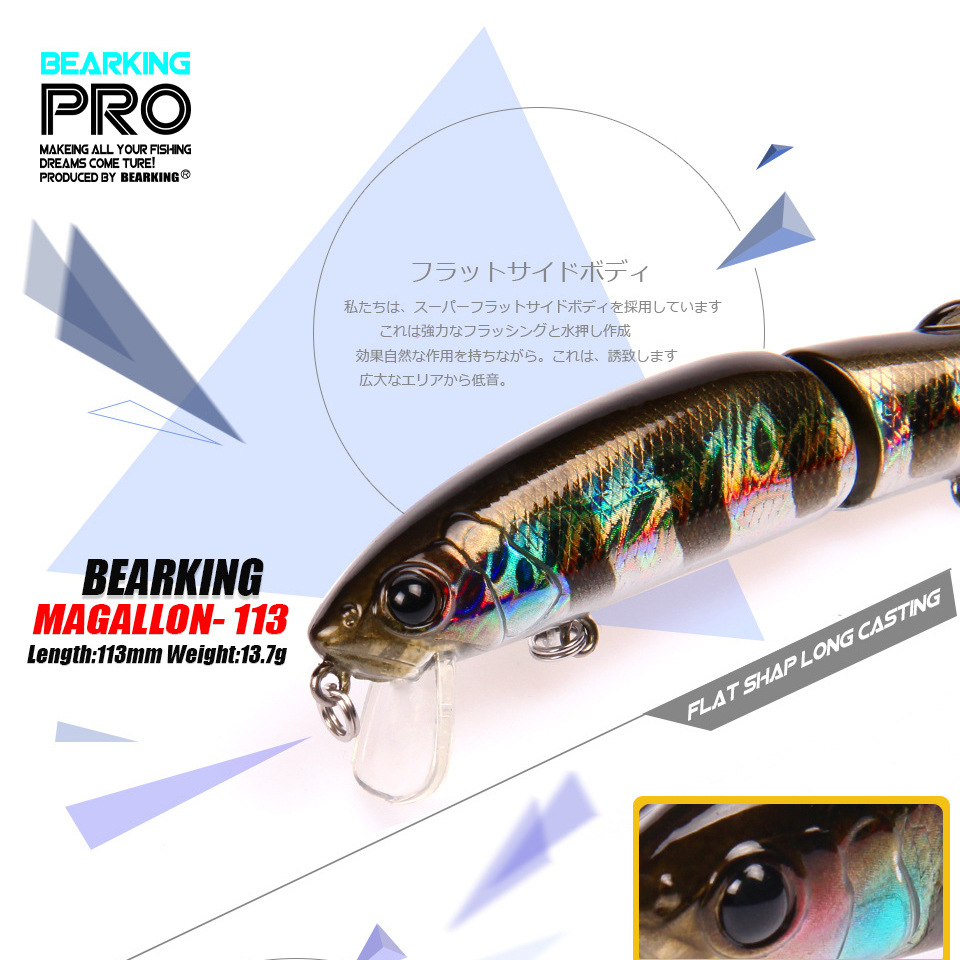 Bearking 1PC 113mm 13.7g Hard  - Fishing Lure Crankbait recensie en prijs