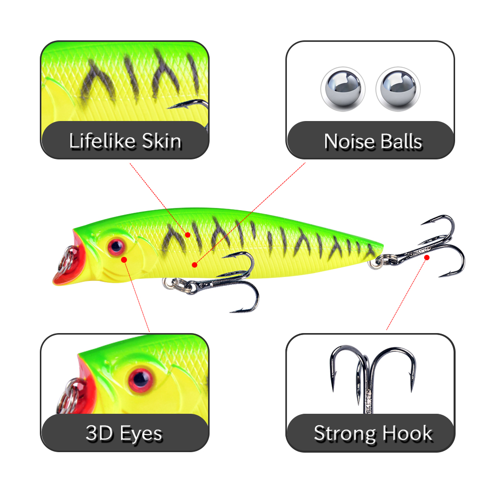 1pcs Fishing Lures High Qualit - Fishing Lure Popper recensie en prijs