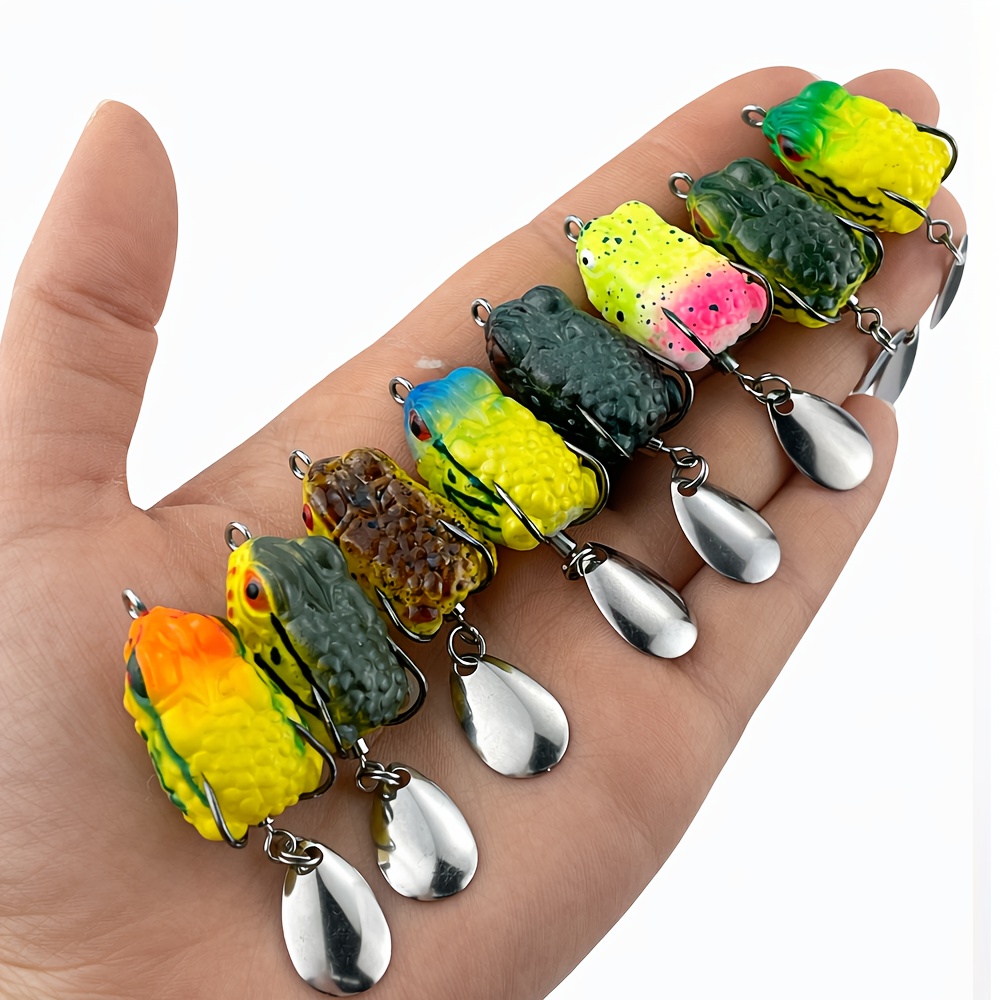 8pcs Topwater Frog Fishing Lur - Fishing Lure Blade Bait recensie en prijs