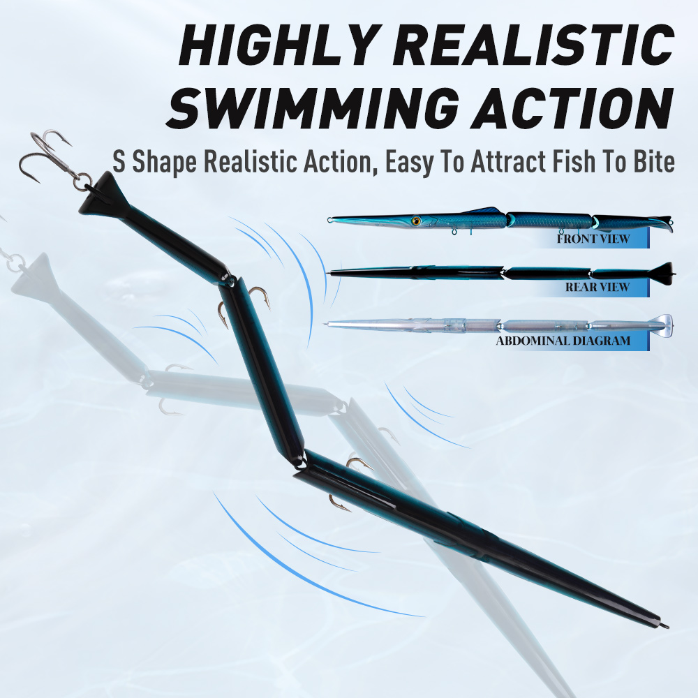 YOOFISH Jointed Pencil Bait 3  - Fishing Lure Swimbait recensie en prijs