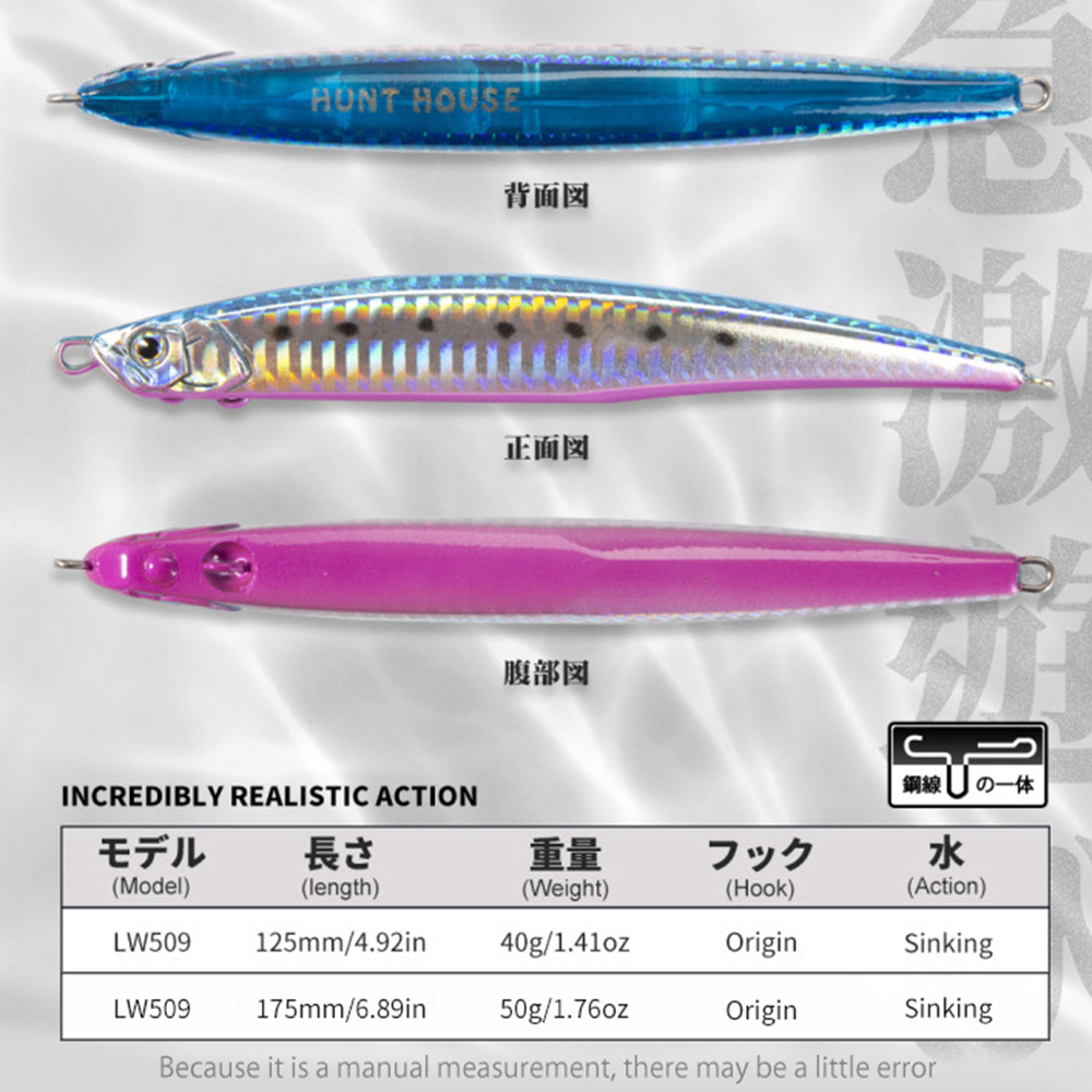 Hunthouse Jerk Press Bait Sink - Fishing Lure Jerkbait recensie en prijs