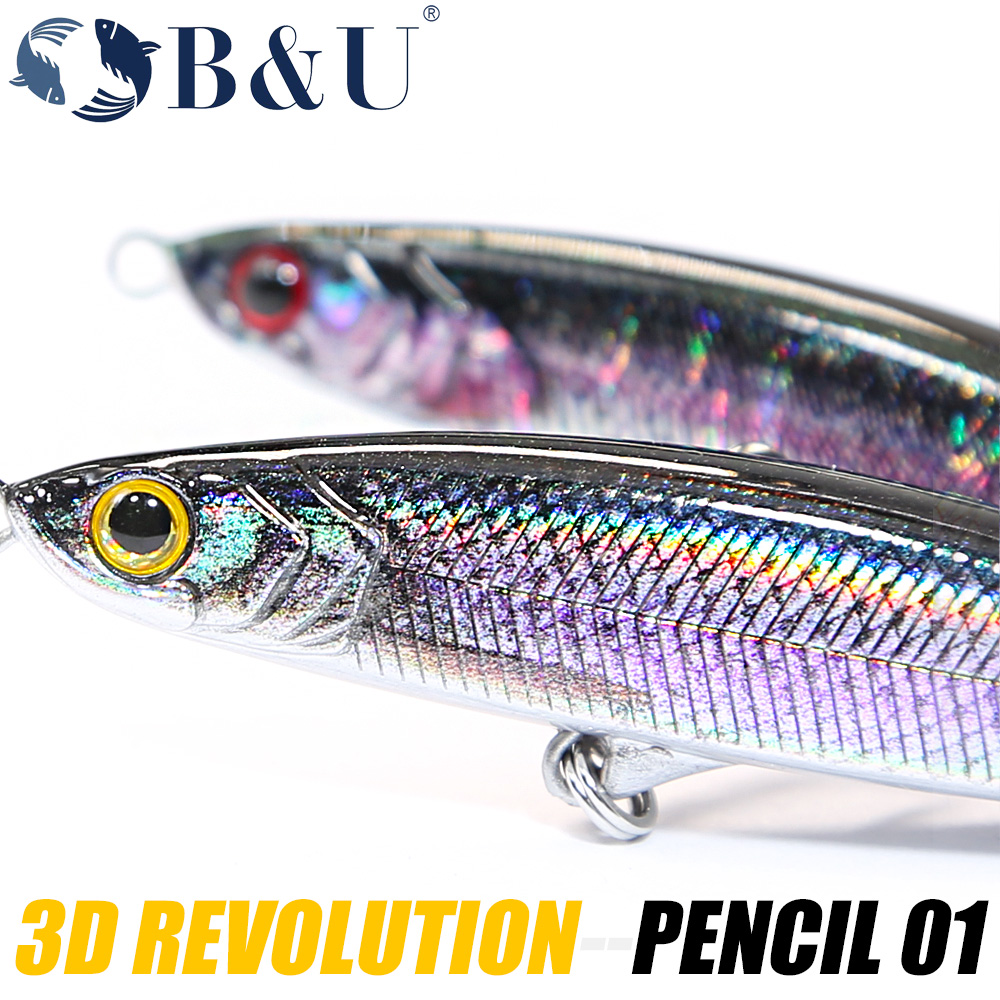 B&U Sinking Pencil Jerk Fishin - Fishing Lure Jerkbait recensie en prijs