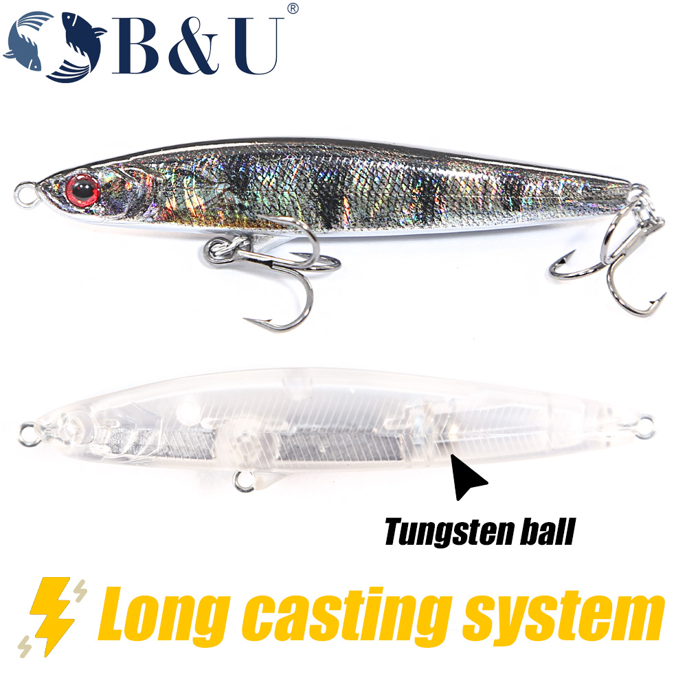 B&U Sinking Pencil Jerk Fishin - Fishing Lure Jerkbait recensie en prijs
