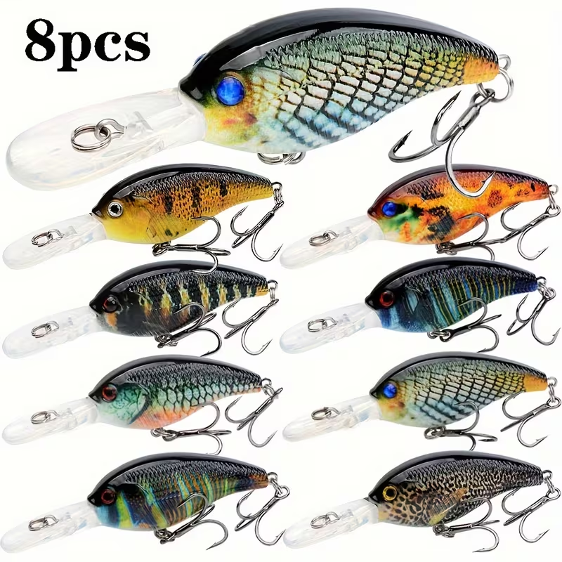 8pcs Jerkbait Minnow ABS Hard  - Fishing Lure Jerkbait recensie en prijs