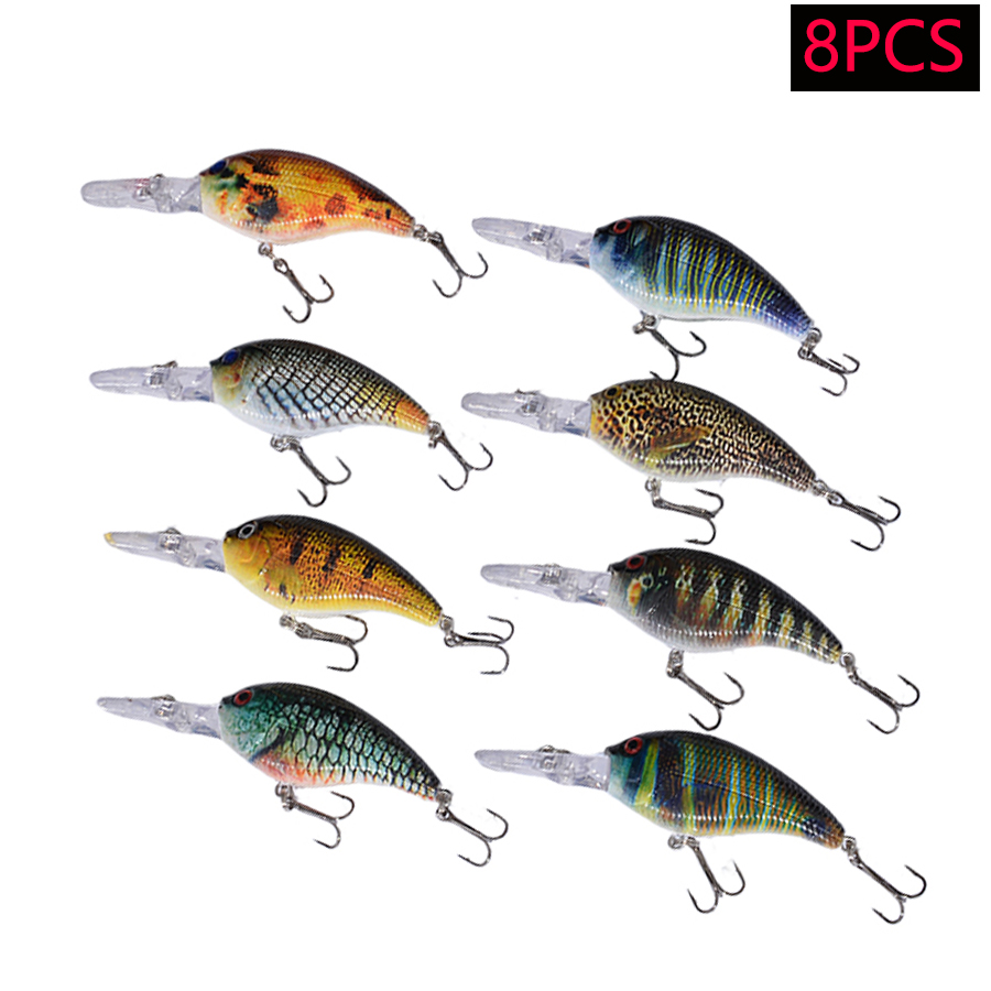 8pcs Jerkbait Minnow ABS Hard  - Fishing Lure Jerkbait recensie en prijs