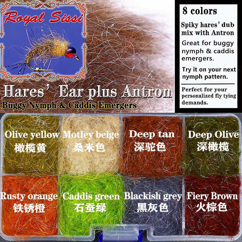 8 optional colors Hare's Ear d - Fishing Lure Popper recensie en prijs