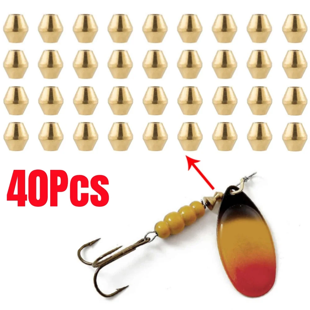 40pcs DIY Lure Brass Fishing B - Fishing Lure Spinnerbait recensie en prijs