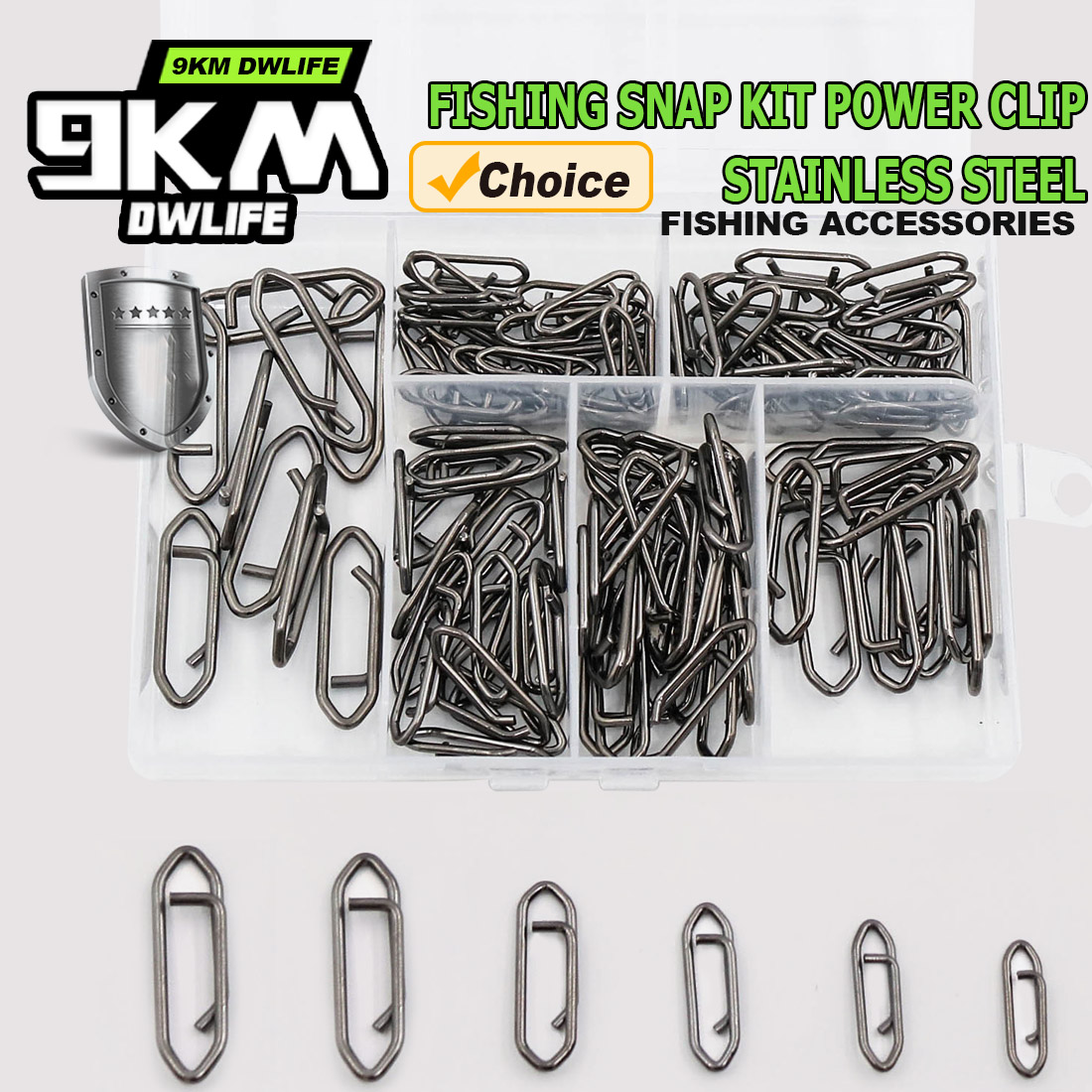 9KM Fishing Snap Kit 110pcs Po - Fishing Lure Making Kit recensie en prijs