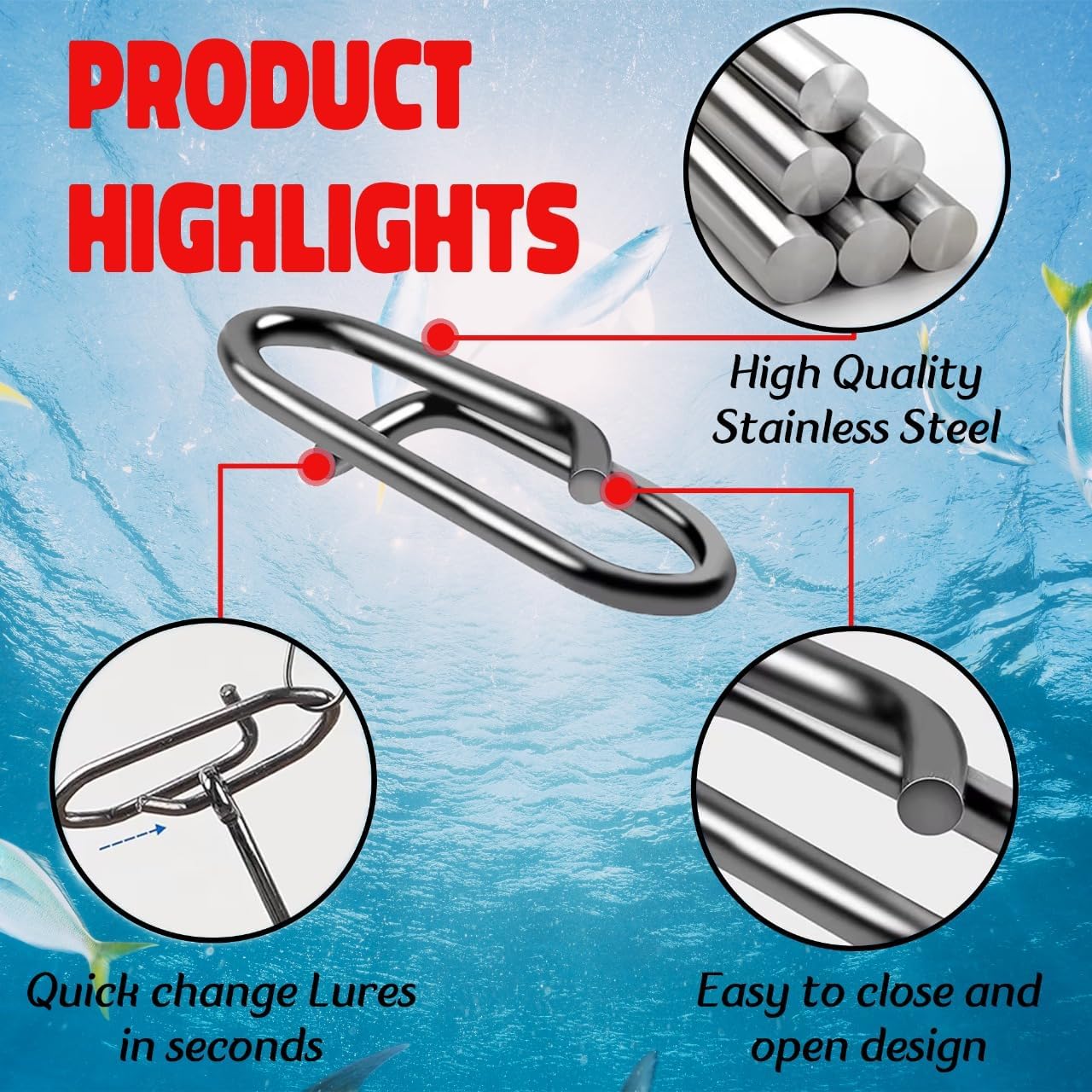 9KM Fishing Snap Kit 110pcs Po - Fishing Lure Making Kit recensie en prijs