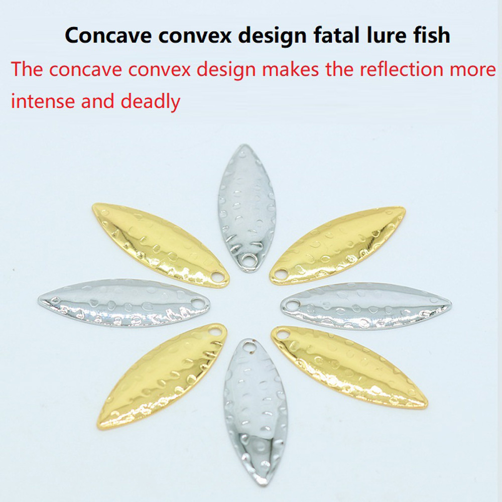 10Pcs/lot Willow leaf Sequin P - Fishing Lure Spinner recensie en prijs