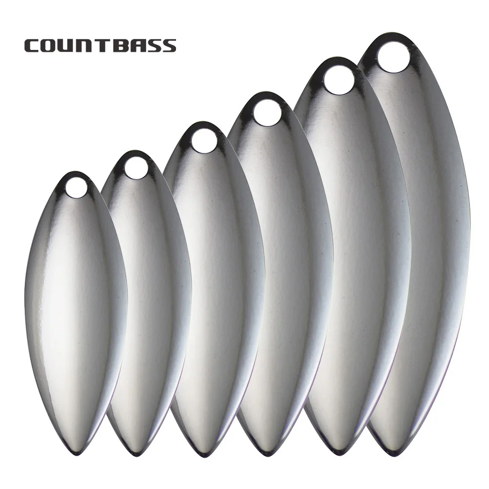Countbass 50pcs Size 1-6 Nicke - Fishing Lure Blade Bait recensie en prijs