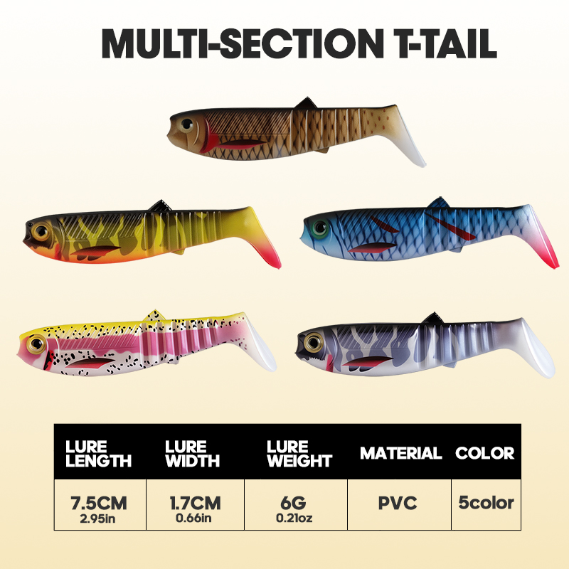 TAIYU 3pcs 7.5cm 6g 3D Multi-J - Fishing Lure Popper recensie en prijs