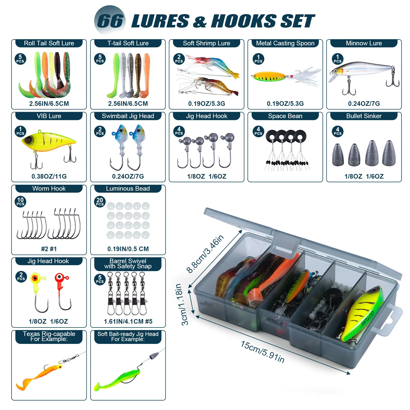 Goture Double Spinning Fishing - Fishing Lure Spinner recensie en prijs