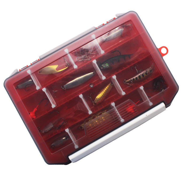 Six color single-layer inserte - Fishing Lure Box recensie en prijs