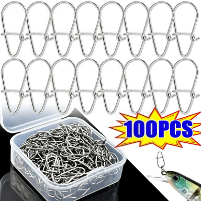 100PCS Stainless Steel Fishing - Fishing Lure Accessories recensie en prijs