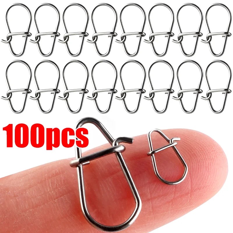 100PCS Stainless Steel Fishing - Fishing Lure Accessories recensie en prijs