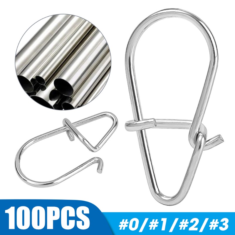 100PCS Stainless Steel Fishing - Fishing Lure Accessories recensie en prijs
