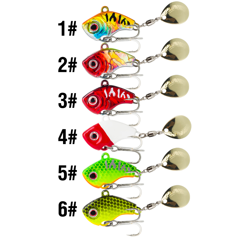 6PC 5g/7g/10g/14g/20g Rotating - Fishing Lure Crankbait recensie en prijs