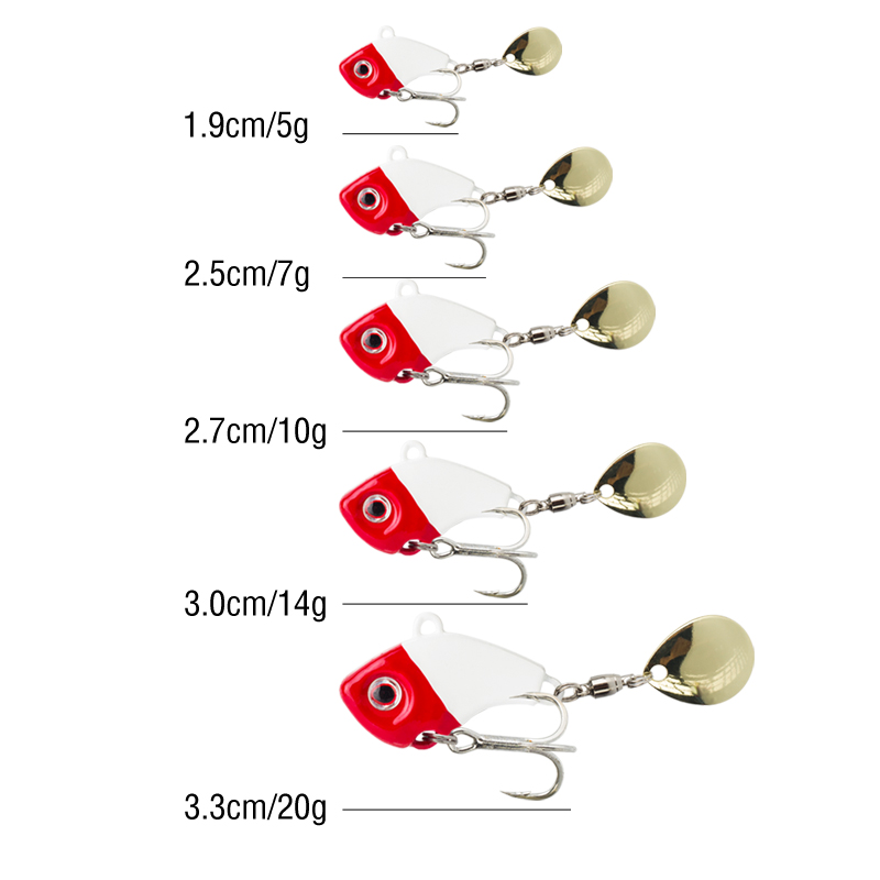 6PC 5g/7g/10g/14g/20g Rotating - Fishing Lure Crankbait recensie en prijs