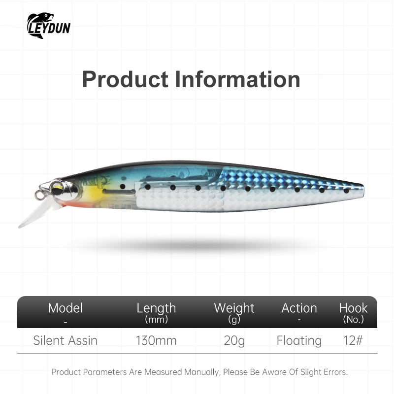LEYDUN Floating Sea Bass Fishi - Fishing Lure Blade Bait recensie en prijs