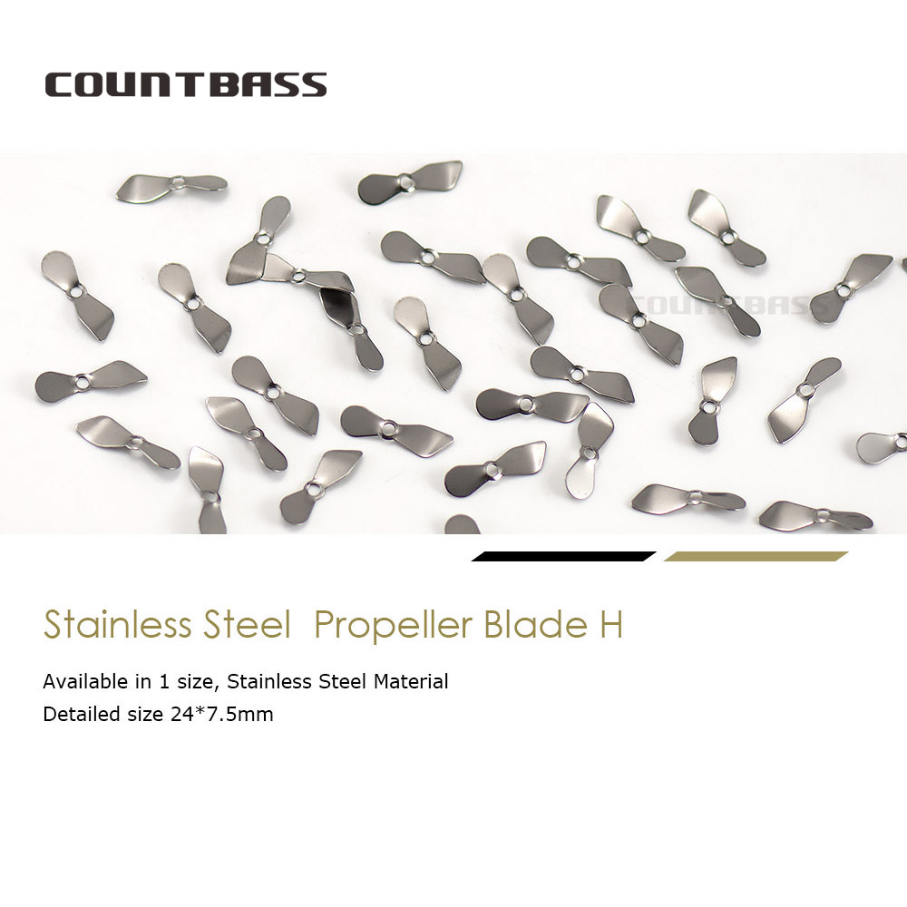 Countbass 50pcs Stainless Stee - Fishing Lure Blade Bait recensie en prijs
