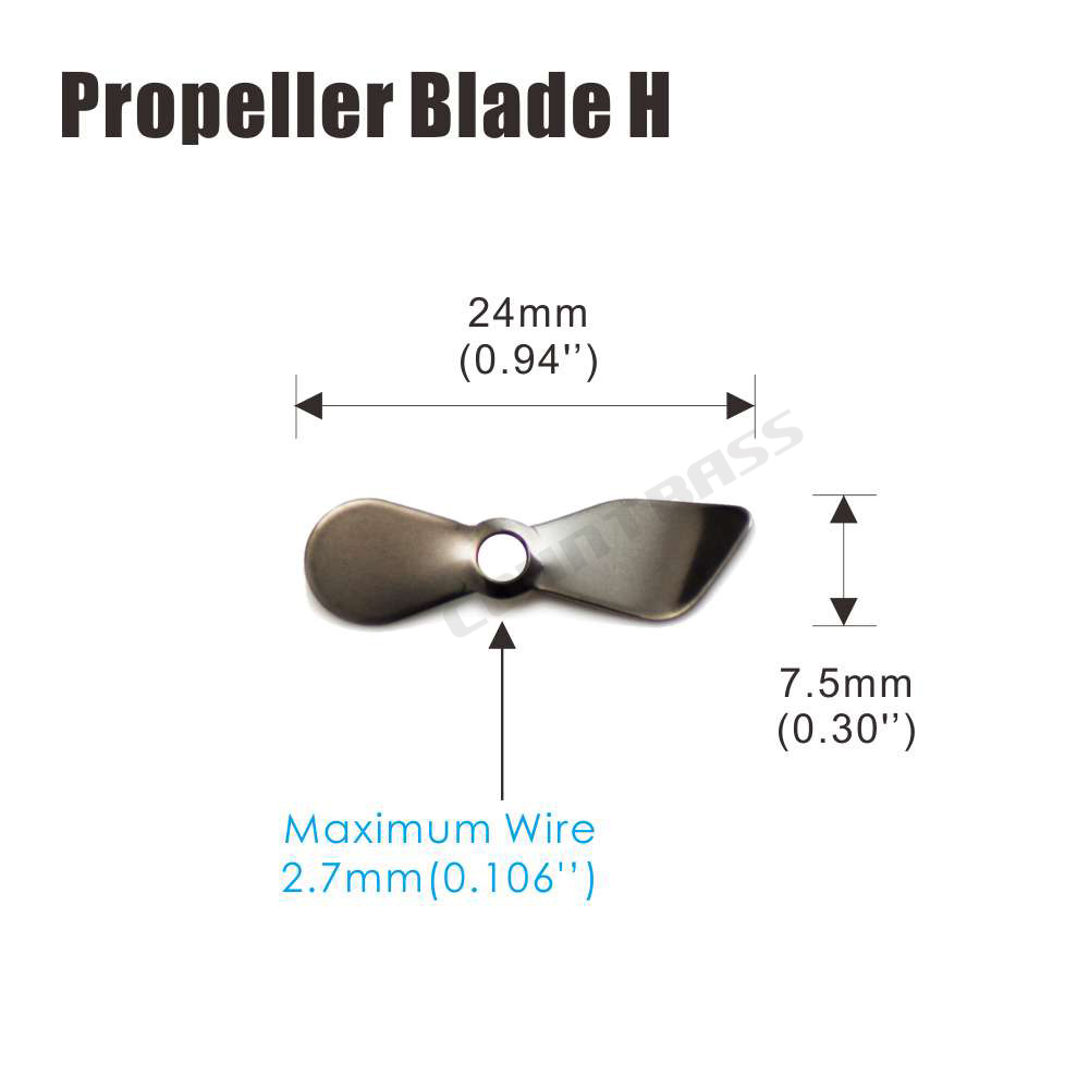 Countbass 50pcs Stainless Stee - Fishing Lure Blade Bait recensie en prijs